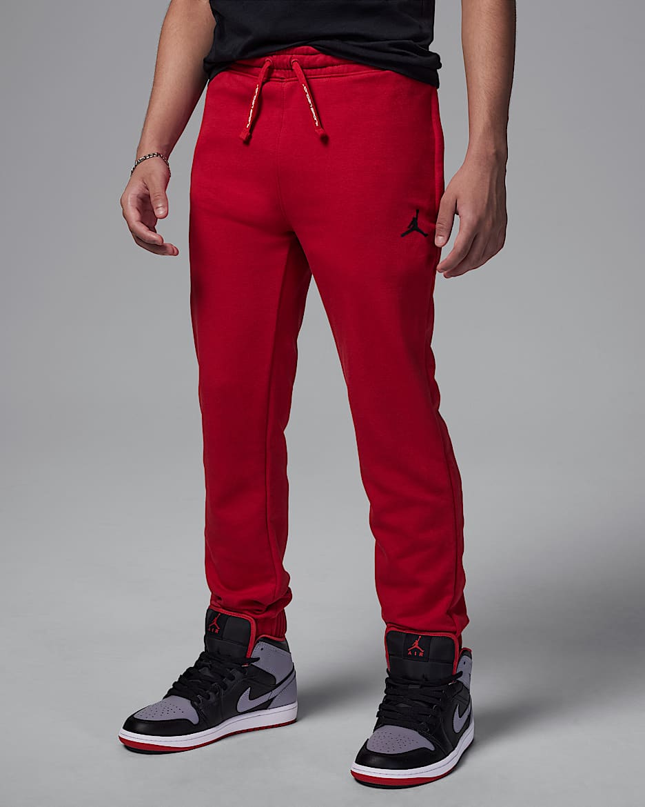 Jordan Dri Fit Sport Big Kids Crossover Pants Red